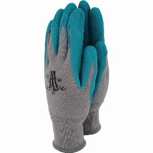Town and Country Weed Master Bamboo Gloves Grey  Teal XS