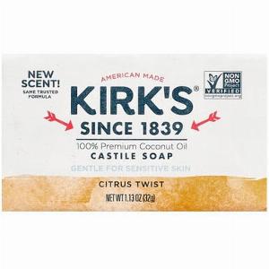 Kirks Castile Bar Soap Castile Bar Soap Citrus Twist 32 g 113 oz