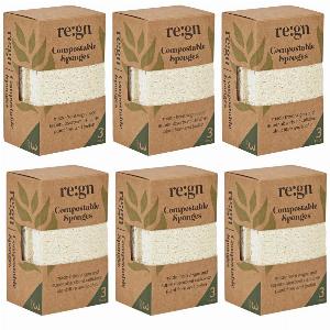 Get 12 Off Compostable EcoFriendly Kitchen Sponges  18 Plant Fibre Sponges