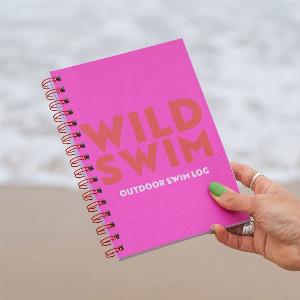 Wild Swim Journal Logbook A5  Softcover  Pink  Red Now 1480
