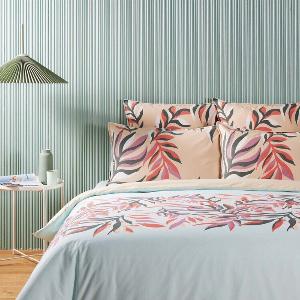 Housse de couette menthol mangrove  146  33  au lieu de 219