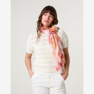 Watercolour Scarf  ONE  RED