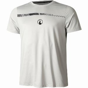 Quiet Please Sparkle Receiver Tshirt HommesGris Clair