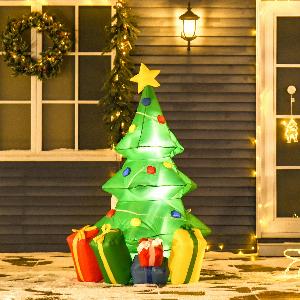 HOMCOM 15m Inflatable Christmas Tree WLED lights   Aosom UK