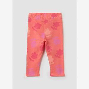 OVS Treggings With Allover Print Mädchen Grapefruitrosa Größe 3036