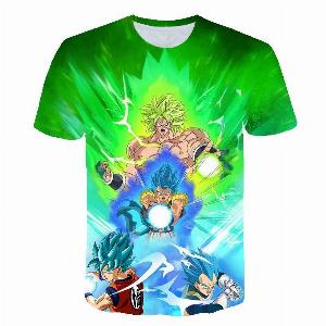 2023 Tshirt per bambini Cartoon Tshirt per bambini Dragon Ball Z Abbigliamento per bambini da 3 a 14 anni Top a maniche corte per bambini Kids Height 100 cm