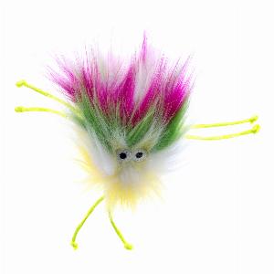Gioco per gatti TIAKI Mostro di peluche Arcobaleno  1 pz