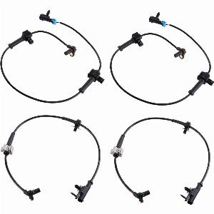 4Pcs ABS Wheel Speed Sensor Front Rear compatible for Chevy Silverado 1500 compatible for GMC Sierra 1500