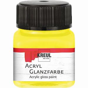 KREUL Acryl Glanzfarbe 20 ml  Gelb