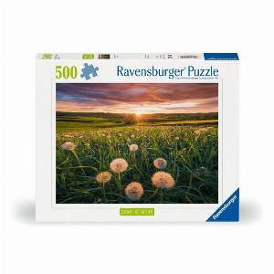 Réduction de 20 sur le puzzle 500 pièces Pissenlits au crépuscule Ravensburger