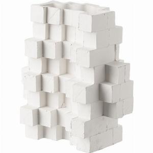 Bloc Ceramic Vase  White