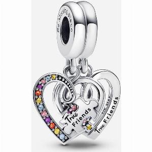 10 Rabatt auf Teilbarer FreundschaftsCharmAnhänger in Herzform