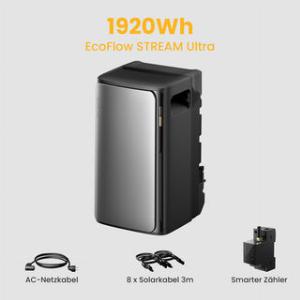 EcoFlow Stream Ultra BalkonSpeicher ohne Solarmodule vorher 1369 jetzt 1349 Rabatt