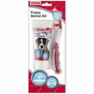 The Pharm Pet Co Get 22% Discount on Beaphar Puppy Dental Kit Brush Paste 50g 8711231124763