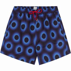 Enjoy 38 Discount on Paul Smith Black Glow Polka Swim Shorts