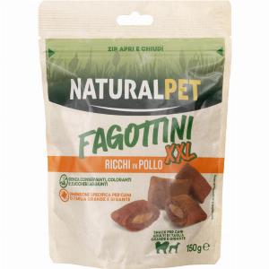Sconto 20 su NaturalPet Premium XXL snack per cani adulti 150g Pollo
