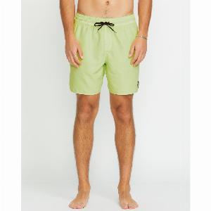 Réduction de 30 sur le short de bain Volcom Center Trunk 17 MIST GREEN