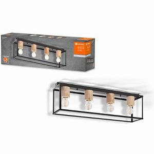 16 Rabatt auf die schwarze LEDVANCE DECOR Nairobi Deckenlampe E27