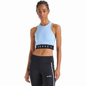 Sportland Sconto del 17% su reggiseno sportivo Diadora Be One Blue per donna XS 8053607185351