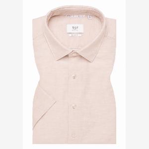 50 Rabatt auf das beigen unifarbenen MODERN FIT Leinenhemd