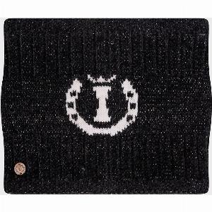 Imperial Riding Womens Dusty Star Velvet Loop Scarf Black