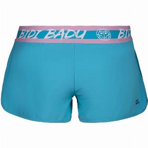 Tiida Tech 2in1 Shorts DamenTürkisWeiß