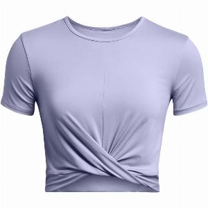 Under Armour Motion Crossover Crop TShirt Women violet size XL