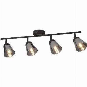 Save 32 on the Mega 4 Light Bar Spotlight featuring black metal and smoked glass