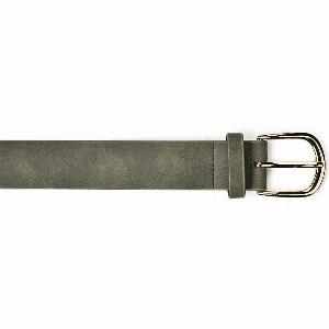 Classic Leather Suede Belt Size M  Khaki