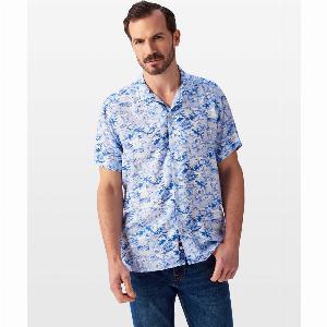 Looking Up Open Collar Shirt XL
