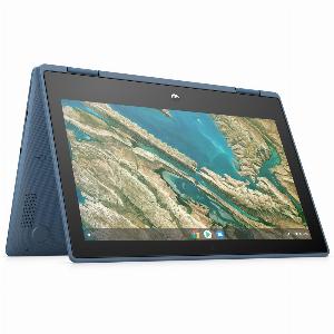 HP Chromebook x360 11 G3 EE Celeron N4000 4Go 32Go Tactile Bleu Suédois