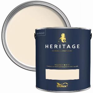 Dulux Heritage Velvet Matt Paint 1L DH Linen Colour High Quality Matt Emulsion Paint