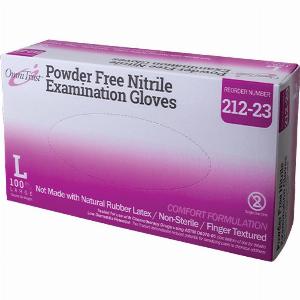 OmniTrust Nitrile Powder Free Gloves  Large 100bx