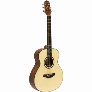 Silver Serie Mini Gitarre mit Decke aus Engelmannfichte