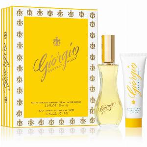 Giorgio Beverly Hills Yellow 2 Piece Gift Set Eau De Parfum 90ml  Body Lotion 50ml