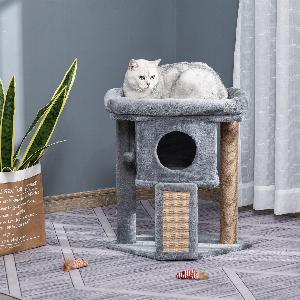 Albero per gatti PawHut casetta lettino e tiragraffi ora 3295