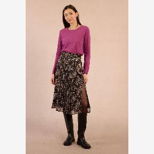 Pull fin en maille boutonné