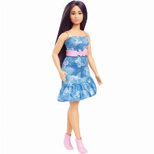 Barbie Fashionistas Denim Butterfly Dress Doll