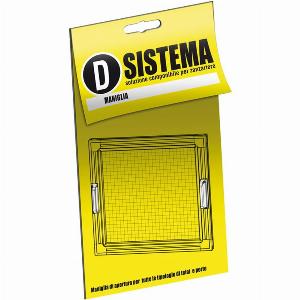 Maniglia per mobili Sistema in alluminio argento spazzolato opaco interasse 80 mm