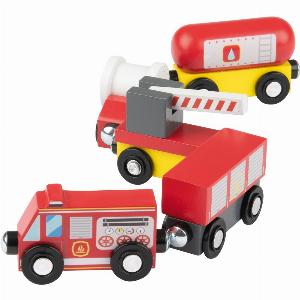 Bénéficiez de 25 de réduction sur le train en bois lupilu pompiers