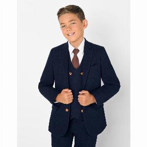 Navy DoubleBreasted Communion Suit for Boys  Jefferson Now 75 Was 80