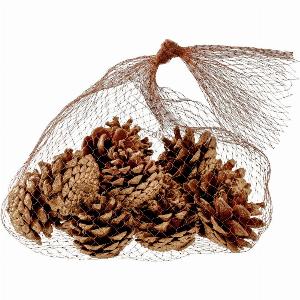 Tannenzapfen Dalip besprüht 4 cm Ø braungold