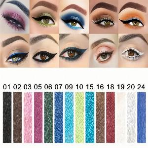 MultiColor Shimmery Eyeliner Pencil Gel Eyeliner 4in1 Colored Eyeliner Eye Shadow And Eyebrow Pencil Waterproof And Long Lasting sky blue