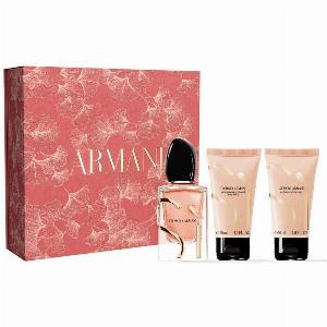 Coffretcadeau pour la Fête des Mères Sì Eau de Parfum Intense 50 ml Le parfum ambré chypré tel une invitation à dire Sì aux possibilités infinies que nous offre la vie 50 ml  50 ml  50 ml
