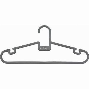 Recycled Coat Hangers Pack of 5 By ReBorn Colour Dark Grey