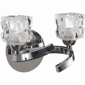 Ice Wall Lamp Switched 2 Light G9 ECO Polished Chrome