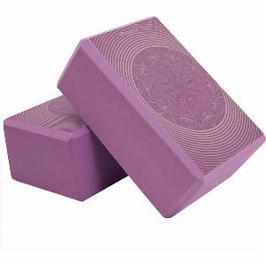 RDX D15 High Density EVA Foam Yoga Block NonSlip Brick Pair  Pink Pair  Pink
