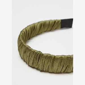 Sconto 50 su cerchietto satin verde per capelli taglia unica