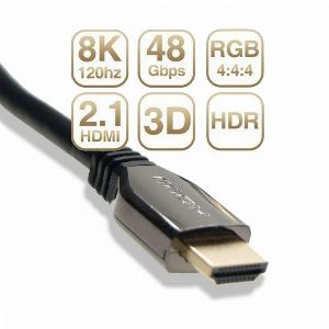 ExPro 8K HDMI Cable 15m HDMI V21 Ultra High Speed 48Gbps Lead 8K60Hz 4K120Hz with Ethernet 3D HDCP 22 HDR 444 eARC for U