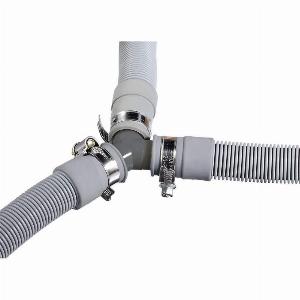 Xavax Washing Machine Dishwasher Drain Hose Y Piece Joiner Connector Splitter 17mm